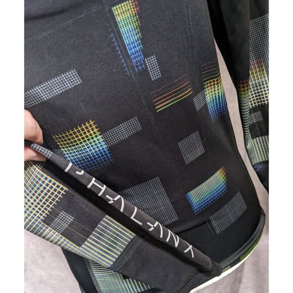 Phalanx Black And Rainbow Grid Rash Guard Size Small - Picture 7 of 10